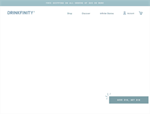 Tablet Screenshot of drinkfinity.com